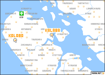 map of Kalaba