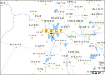 map of Kalabgūr