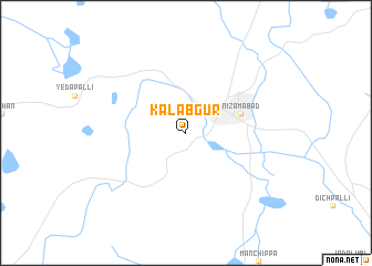 map of Kalabgūr