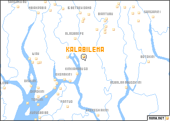 map of Kalabilema