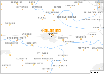 map of Kalabino