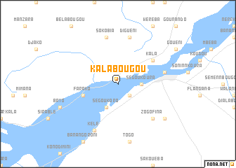 map of Kalabougou