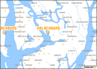 map of Kalachaung