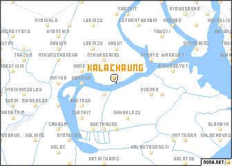 map of Kalachaung