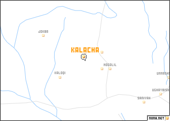 map of Kalacha