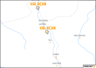 map of Kalacha