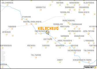 map of Kalachëvo
