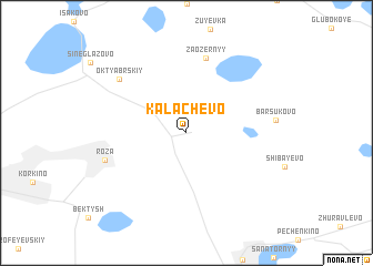 map of Kalachëvo