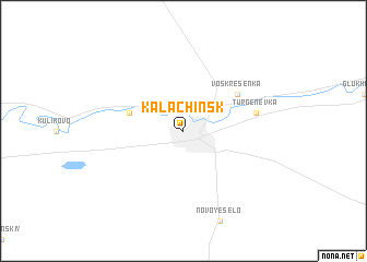 map of Kalachinsk