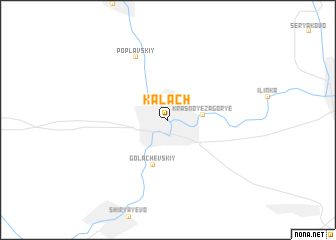 map of Kalach