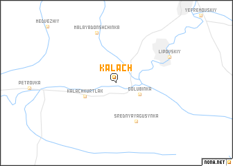 map of Kalach