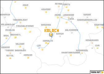 map of Kālach