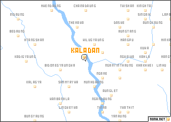 map of Kaladan