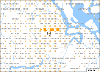 map of Kalādema