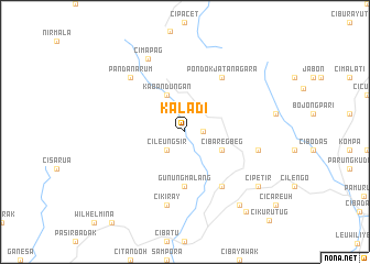 map of Kaladi