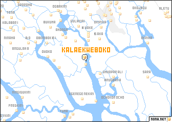 map of Kala Ekweboko