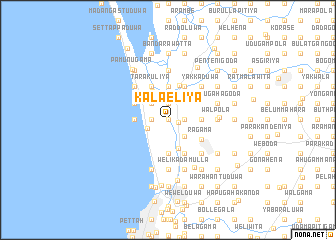 map of Kalaeliya