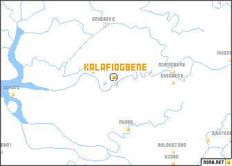 map of Kalafiogbene