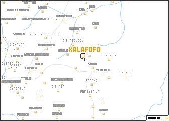 map of Kalafofo