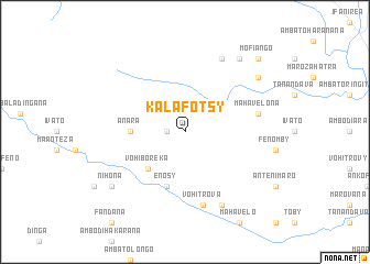 map of Kalafotsy