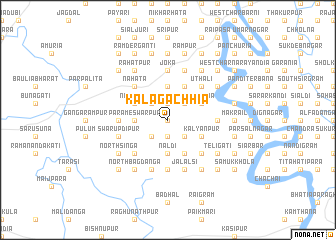 map of Kalāgāchhia