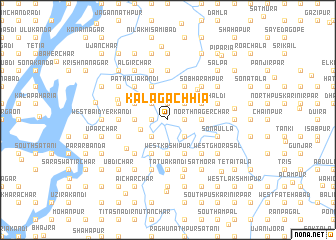 map of Kālāgāchhia