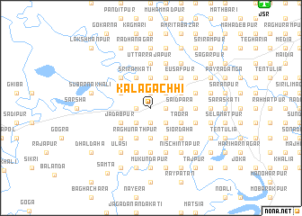 map of Kalāgāchhi