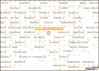 map of Kalagahagoda