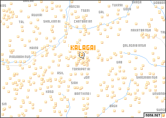 map of Kalagai
