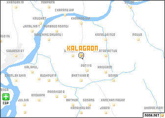 map of Kalagaon