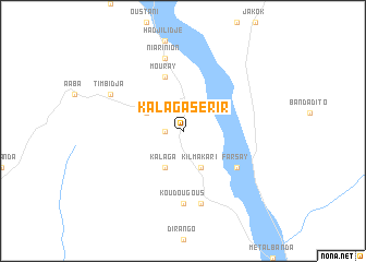 map of Kalaga Sérir