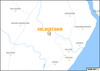 map of Kalāgechhia