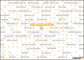 map of Kalagedihena