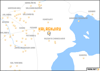 map of Kalāgh Jīrū