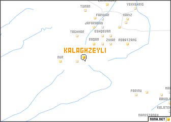 map of Kalāgh Zeylī