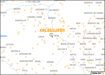 map of Kala Gujran