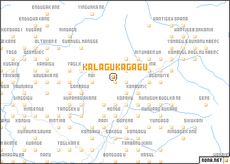 map of Kalagu-Kagagu