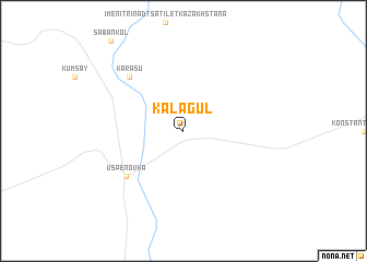map of Kalagulʼ