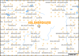 map of Kalahapokuna