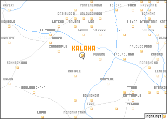 map of Kalaha