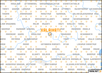 map of Kalaihāti