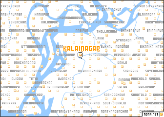 map of Kālāinagar