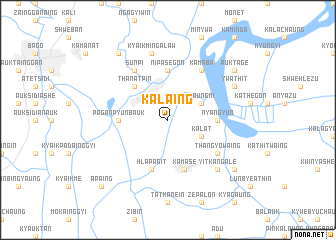 map of Kalaing