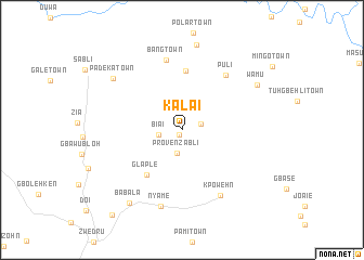 map of Kalai