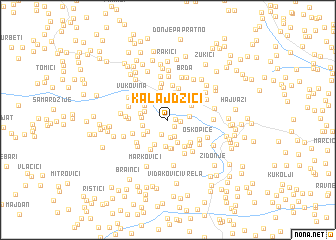 map of Kalajdžići