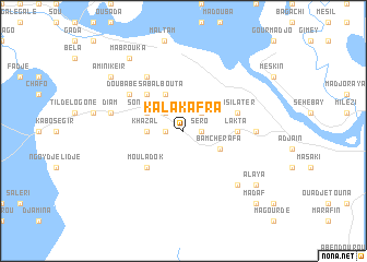 map of Kala Kafra