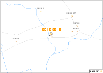 map of Kalakala