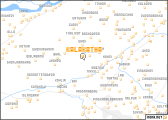 map of Kāla Katha