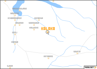 map of Kalaka