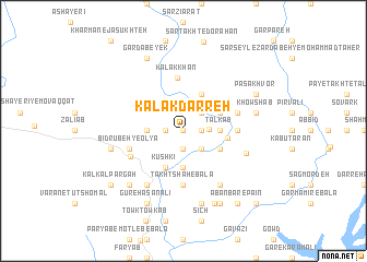 map of Kalak Darreh